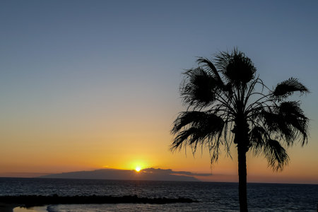 Photo Picture of a Beautiful Colored Sunset