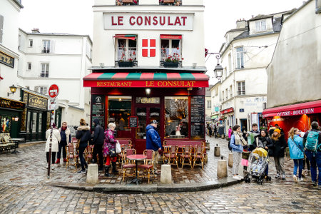 Editorial picture of Sacre coeur Montmartre in paris city, taken 25 12 2018のeditorial素材