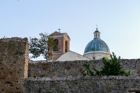 Ortona Italy city on the Adriatic sea with great port medieval castle and nice historic center Abruzzoの写真素材
