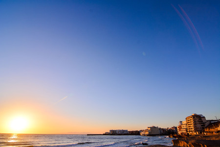 Photo Picture of a Beautiful Colored Sunsetの写真素材