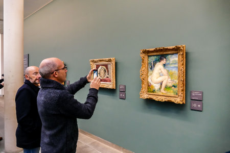 Editorial picture of Orangerie museum in paris city, taken 25 12 2018のeditorial素材