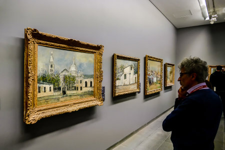 Editorial picture of Orangerie museum in paris city, taken 25 12 2018のeditorial素材