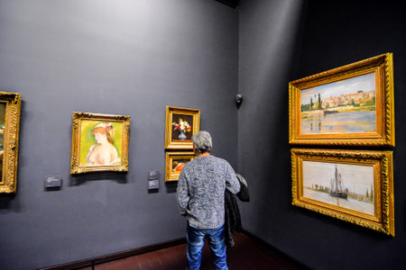 Editorial picture of Orsay Romantic Museum in Paris city taken in date 25 december 2018のeditorial素材