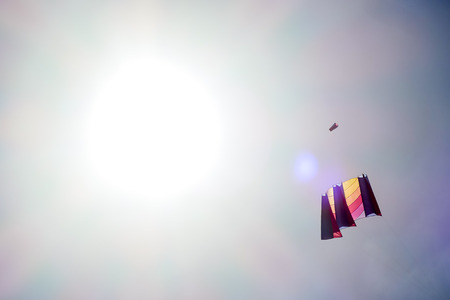kite in the sky background.の写真素材