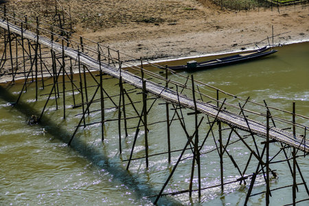 bridge over river, beautiful photo digital pictureの写真素材