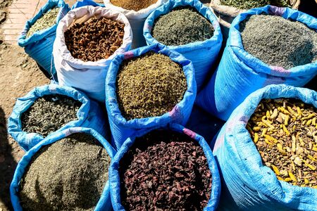 spices in the market in india, beautiful photo digital pictureの写真素材