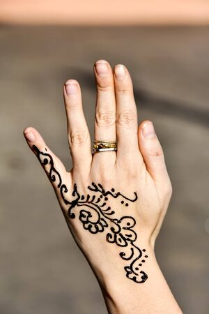 hand with ring, beautiful photo digital pictureの写真素材