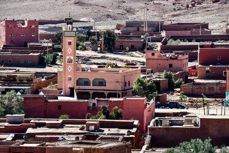 A view of old an town in Morocco
