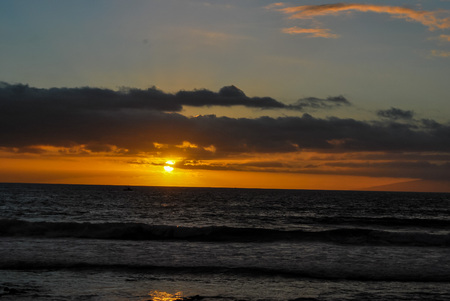 sunset at the sea, beautiful photo digital pictureの写真素材