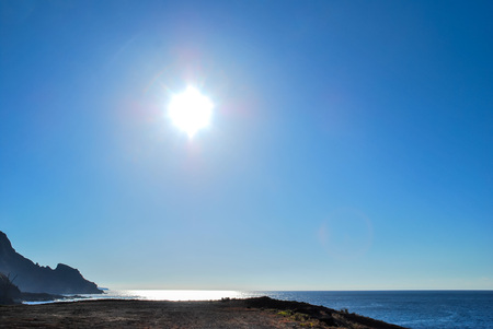 sunset over the sea, beautiful photo digital pictureの写真素材