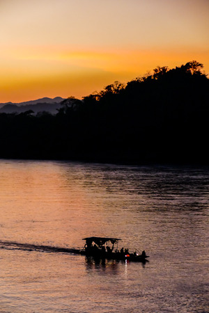 sunset on lake, beautiful photo digital pictureの写真素材