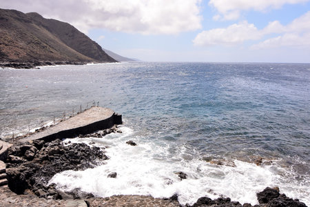 Landscape Of El Hierro Island Canary Islands Spainの写真素材