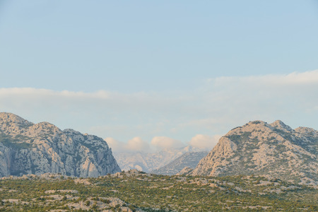 mountains and blue sky, beautiful photo digital pictureの写真素材