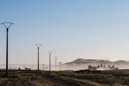 landscape in desert, beautiful photo digital pictureの写真素材
