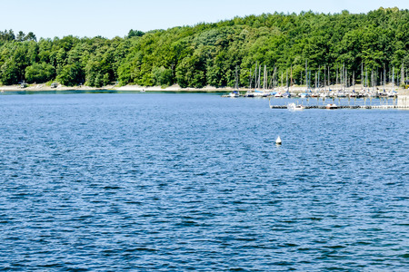 lake in forest, beautiful photo digital pictureの写真素材