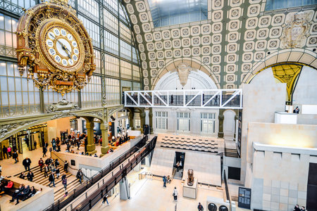 Editorial picture of Orsay Romantic Museum in Paris taken in date 25 december 2018