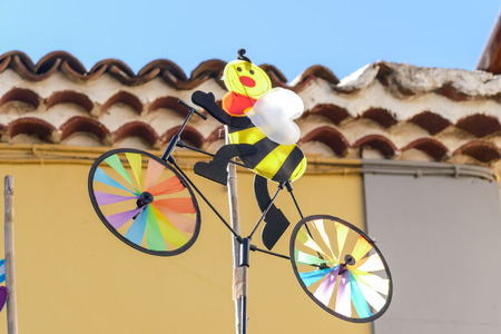 Photo of a Pinwheel toy Windmill gardenの写真素材