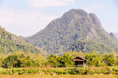 house in the mountains, beautiful photo digital picture