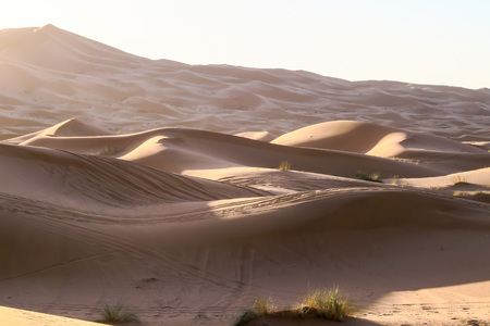 sand dunes in the desert, beautiful photo digital pictureの写真素材