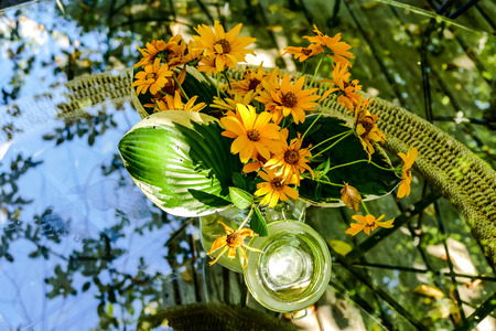 bouquet of yellow flowers, beautiful photo digital pictureの写真素材