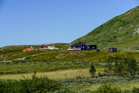 village in the mountains, beautiful photo digital pictureの写真素材