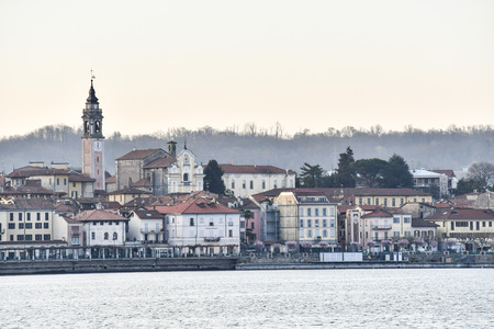 panorama of old town of riga, photo as a background, digital imageの写真素材