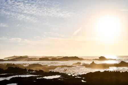 view of Essaouira Medina City of Morocco Africa, in the atlantic coast near Marrakechの写真素材