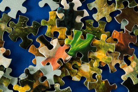 Photo picture of Jigsaw puzzle Background or textureの写真素材