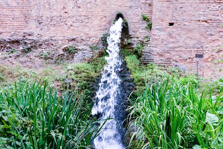 Photo Picture of a Beautiful Water Splash Waterfallの写真素材
