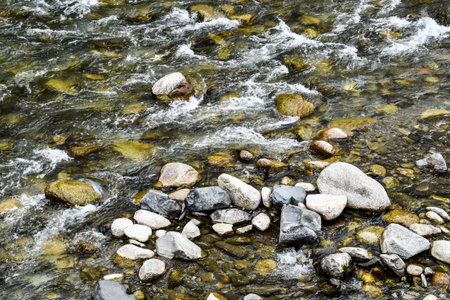 stones in water, photo as a background, digital image