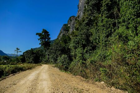 road in mountains, beautiful photo digital pictureの写真素材