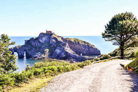 road in mountains, photo as a background, digital imageの写真素材