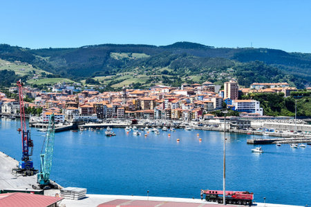 view of port in croatia, photo as a background, digital image