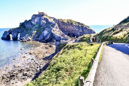 road in the mountains, photo as a background, digital imageの写真素材