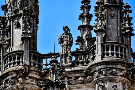 statue of neptune in florence italy, photo as a background, digital imageの写真素材