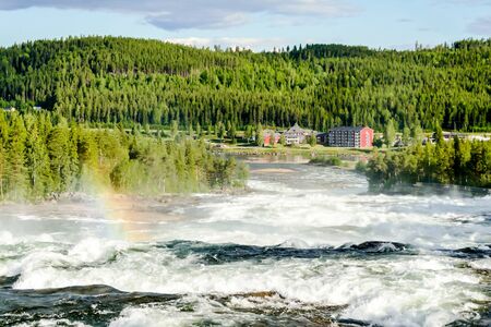 aerial view of the river, beautiful photo digital pictureの写真素材