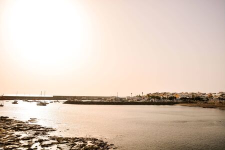 Sea Village at the Spanish Canary Islands.の写真素材
