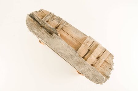 Photo Picture of a Vintage Style Concued Skateboard Backgroundの写真素材