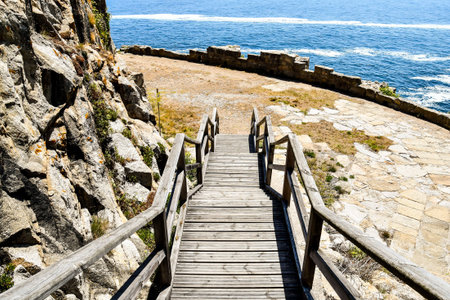 path to sea, photo as a background, digital image