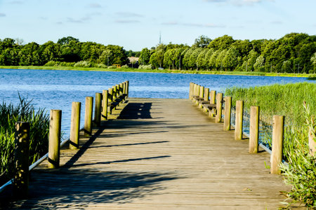 pier on the lake, beautiful photo digital picture