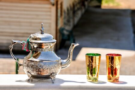 Photo picture of Oriental style pitcher tea carafe decanterの写真素材