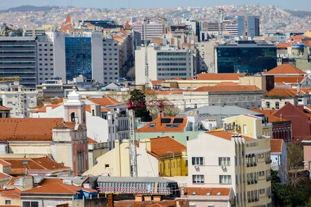 view of the city of barcelona spain, beautiful photo digital pictureの写真素材