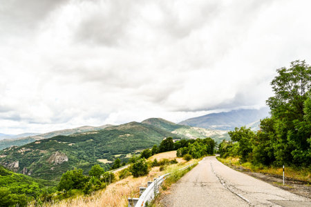 road in mountains, photo as a background, digital image