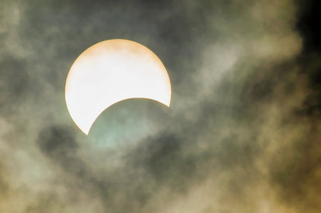 sun solar exlipse with the moon in front of the sun