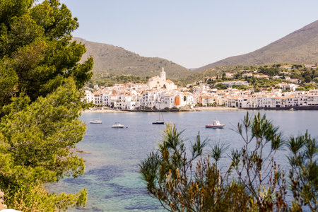 Village Cadaques on Costa Brava Catalonia Spain europeの写真素材