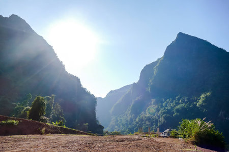 landscape in the mountains, beautiful photo digital picture