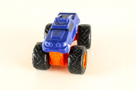 Close-up of toy car Object on a White Background