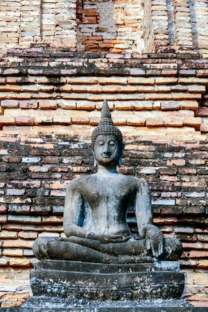 buddha statue in ayutthaya thailand, beautiful photo digital pictureの写真素材