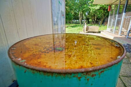 fountain in park, photo as a background, digital imageの写真素材