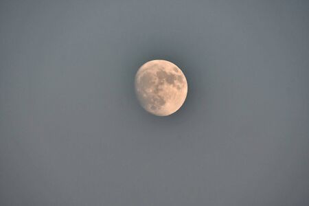 moon in the sky, photo as a background, digital imageの写真素材
